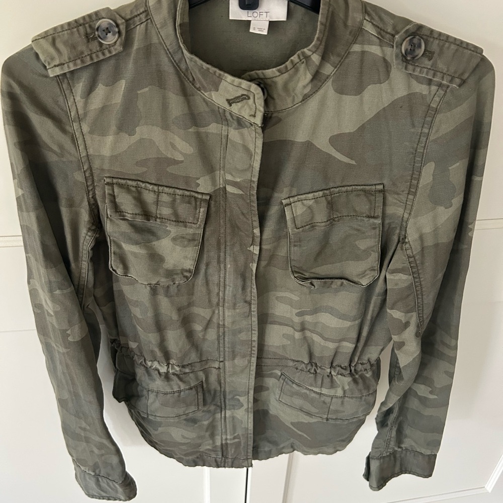 LOFT Women's Olive Utility Jacket
